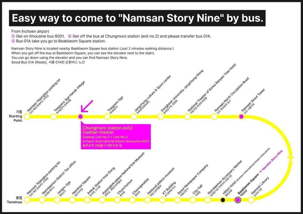 Namsan Story Nine Hotel Szöul Kültér fotó